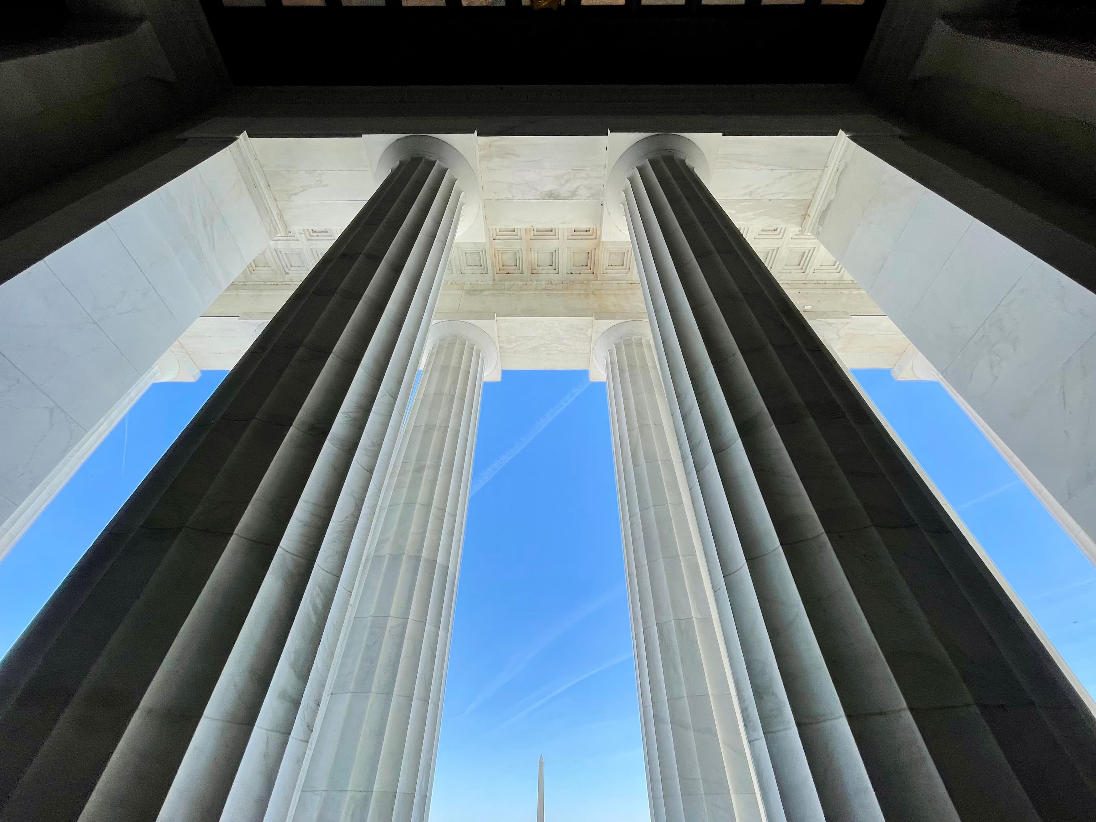 Architectural columns in Washington, DC